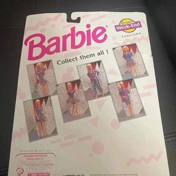 1993 vintage Barbie Mattel jeans weekend fashion - Picture 2 of 5